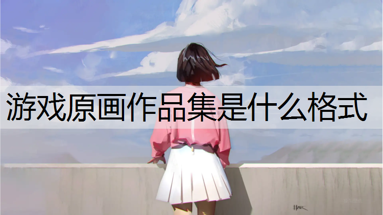 游戏原画作品集是什么格式