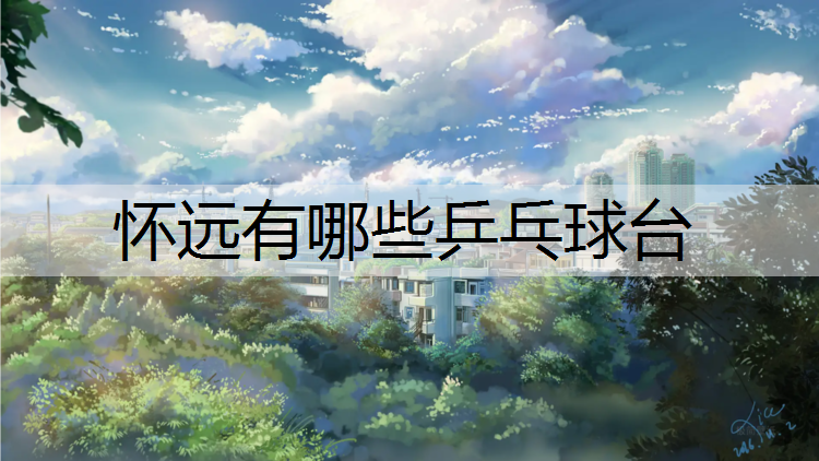 怀远有哪些乒乓球台
