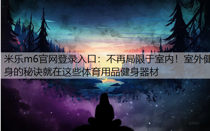 米乐m6官网登录入口：不再局限于室内！室外健身的秘诀就在这些体育用品健身器材