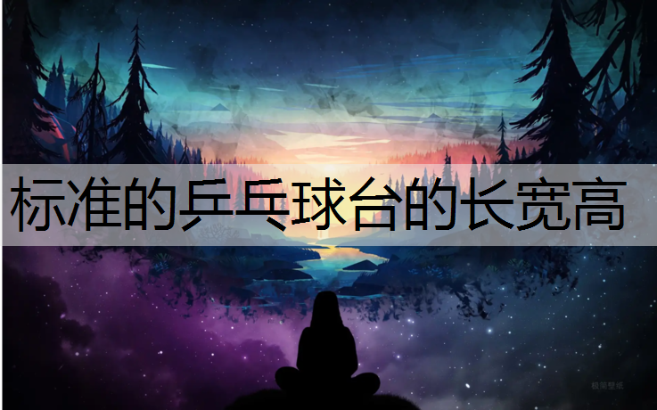 标准的乒乓球台的长宽高